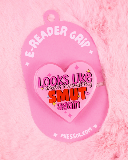 smut book club kindle grip, ereader, kobo, spicy books, smut reader, sexy books, smutty reader, bookish merch, booktok books, bookish gift, funny gift for reader, tbr, smut book club, magsafe