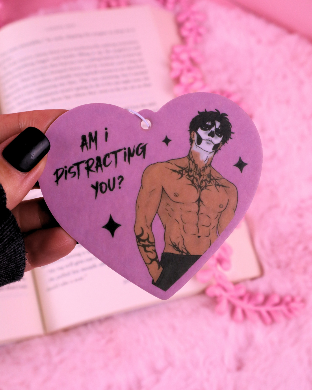 dark romance air freshener masked men