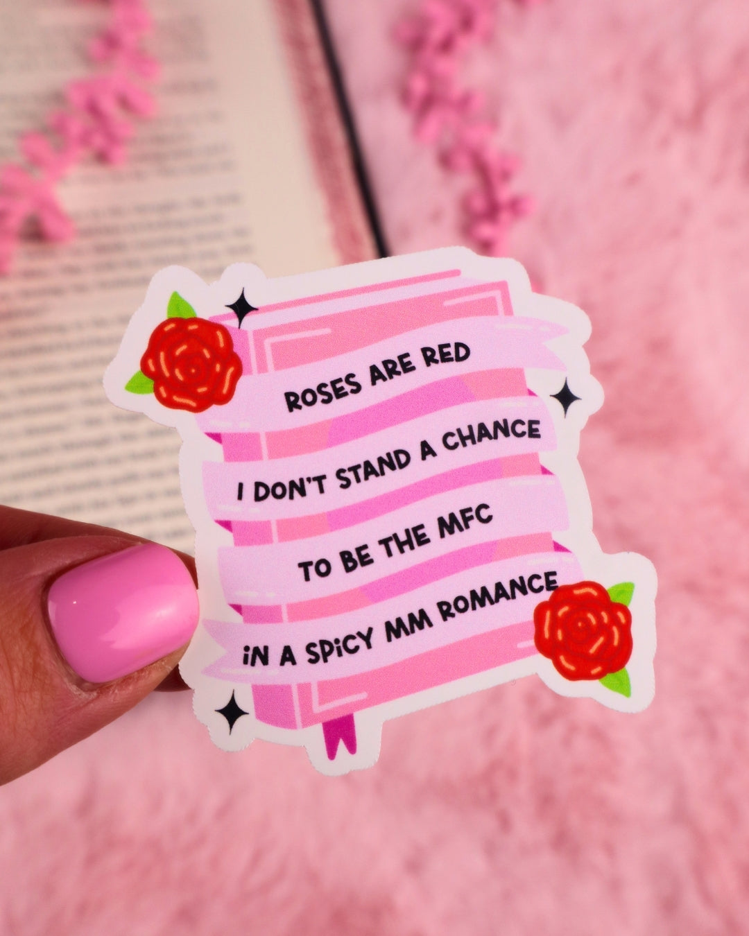 booktok sticker for kindle and kobo, romance readers, dark romance, smut books, spicy book lover, bookish gift
