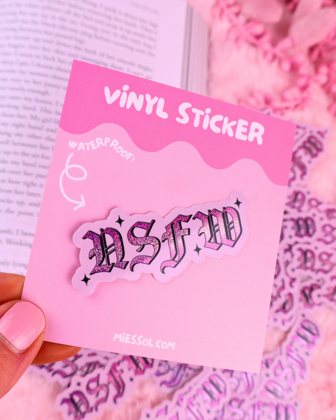 nsfw STICKER WATERPROOF, KINDLE STICKER, KOBO STICKER, KINDLE DECOR, EREADER ACCESSORIES, KOBO DECORATION, VINYL BOOKISH STICKER, DARK ROMANCE, SPICY BOOKS, BOOKTOK, Dark Romance Romcom