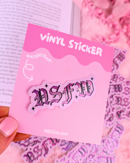 nsfw STICKER WATERPROOF, KINDLE STICKER, KOBO STICKER, KINDLE DECOR, EREADER ACCESSORIES, KOBO DECORATION, VINYL BOOKISH STICKER, DARK ROMANCE, SPICY BOOKS, BOOKTOK, Dark Romance Romcom