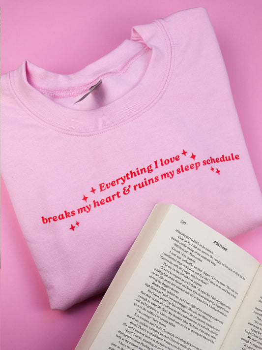 bookish crewneck, reader sweatshirt, dark romance merch, book lover sweater, cozy bookish apparel, spicy book sweatshirt, romantasy gift idea