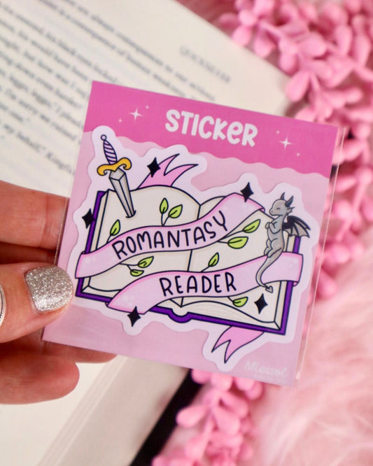 romantasy reader sticker for kindle decorating, fourth wing, Sarah j maas, acotar