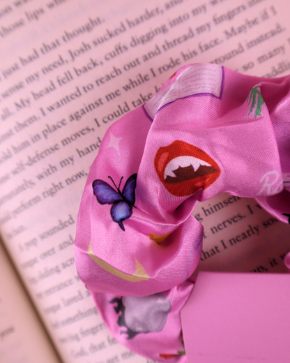 scrunchie for romantasy readers like acotar fourth wing