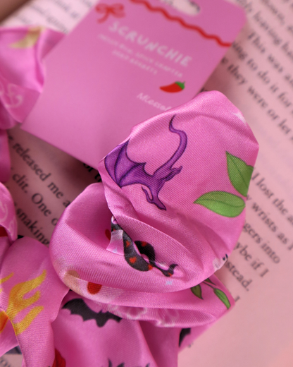 scrunchie for romantasy readers like acotar fourth wing