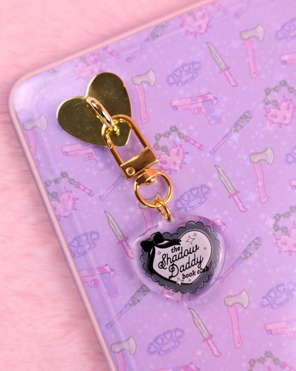 dark romance gift run little mouse charm, booktok, smut reader gift,  bookish gift book bestie, kindle charm, spicy books, dark romance, fae smut, faerie smut, shadow daddy