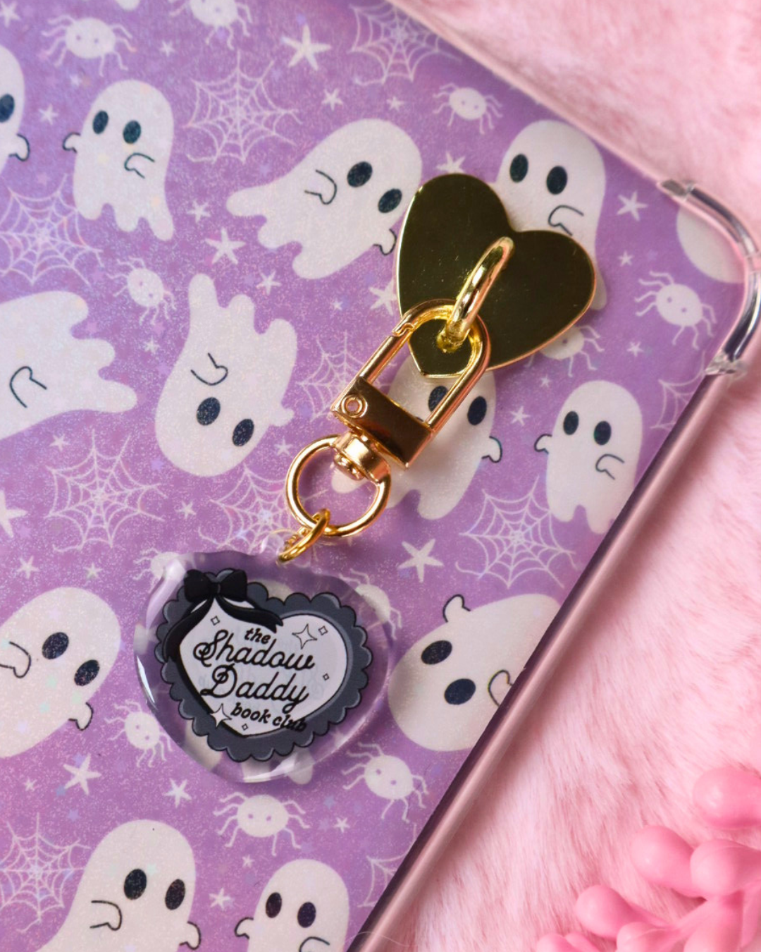 sticky hear charm shadow daddy book club for book lovers and romance readers, fourth wing, acotar