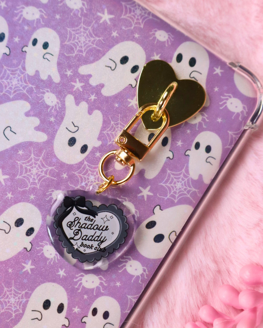 sticky hear charm shadow daddy book club for book lovers and romance readers, fourth wing, acotar
