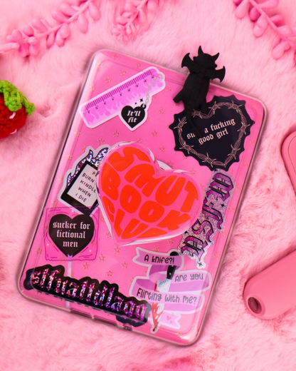 smut book club kindle grip, ereader, kobo, spicy books, smut reader, sexy books, smutty reader, bookish merch, booktok books, bookish gift, funny gift for reader, tbr, smut book club, magsafe