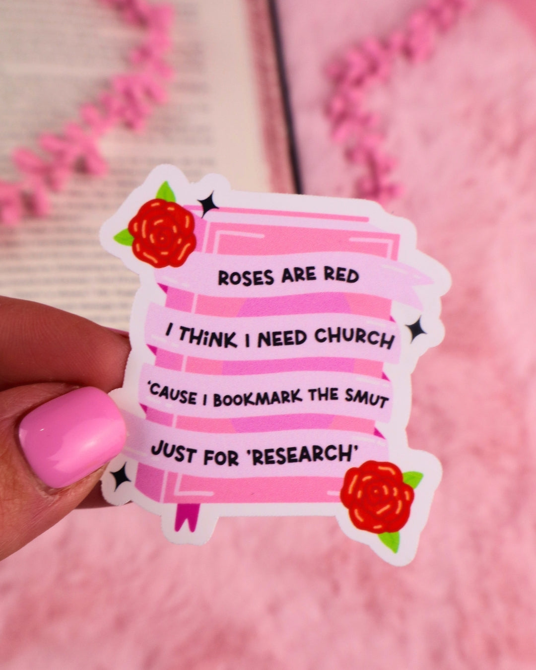 booktok sticker for kindle and kobo, romance readers, dark romance, smut books, spicy book lover, bookish gift