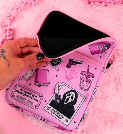 kindle sleeve, booktok gift, bookish gift for readers, dark romance merch, romantasy gift, booktok, masked men, ghost, horror, thriller, scream, bookstagram, kindle pouch, kindle sleeve, kobo sleeve, kobo case, bookish gift, cute pink ereader sleeve, hot girls read, smut readers, spicy books, spicy book lovers, ereader case, ereader sleeve