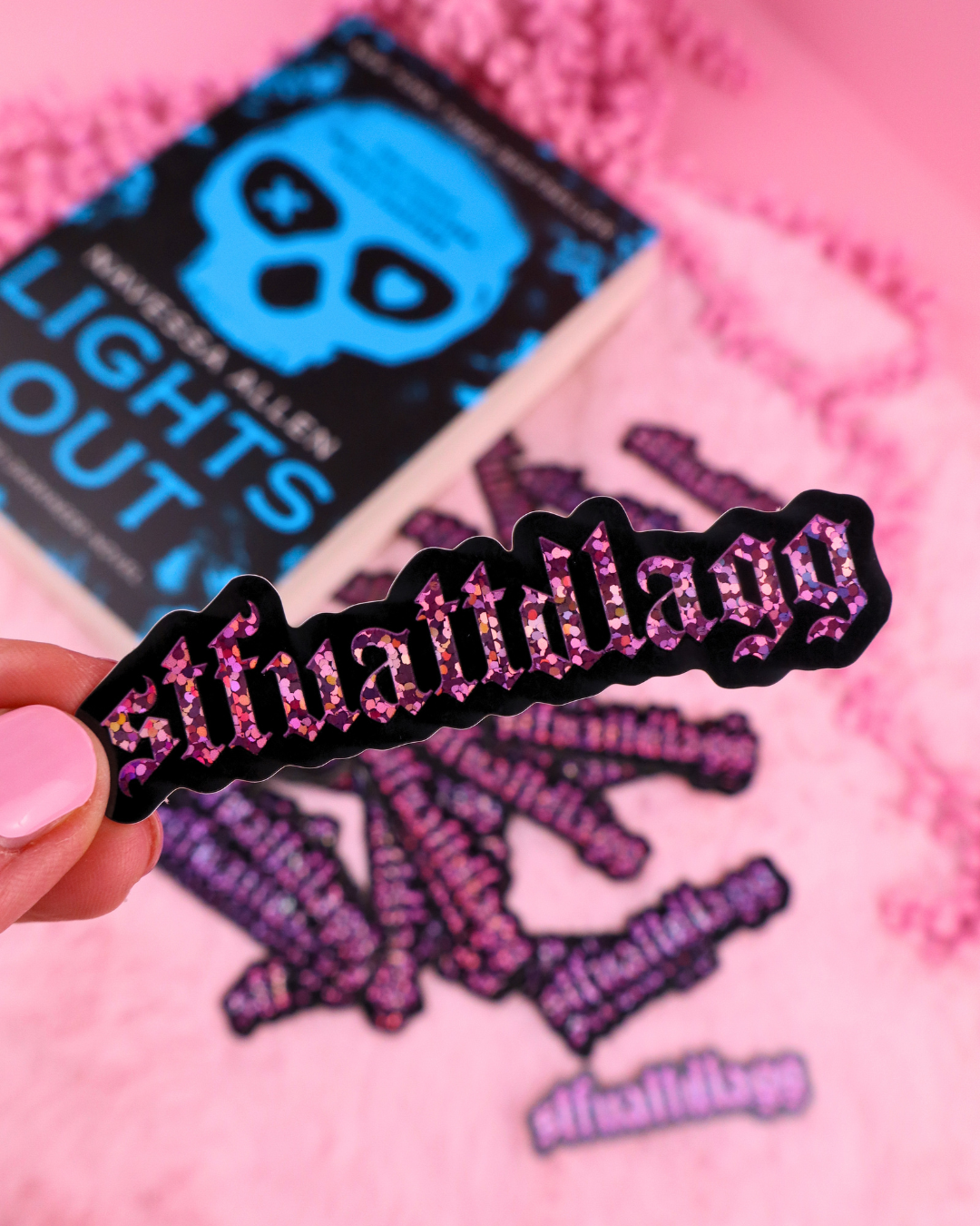 STFUATTDLAGG STICKER WATERPROOF, KINDLE STICKER, KOBO STICKER, KINDLE DECOR, EREADER ACCESSORIES, KOBO DECORATION, VINYL BOOKISH STICKER, DARK ROMANCE, SPICY BOOKS, BOOKTOK