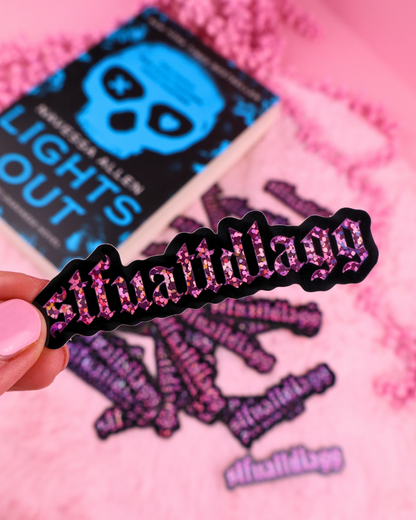 STFUATTDLAGG STICKER WATERPROOF, KINDLE STICKER, KOBO STICKER, KINDLE DECOR, EREADER ACCESSORIES, KOBO DECORATION, VINYL BOOKISH STICKER, DARK ROMANCE, SPICY BOOKS, BOOKTOK