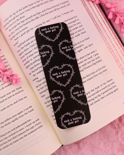 villain lover, dark romance reader bookmark, masked men, ghost face mask, booktok, booktok gift, gift for book lover, dark romance books, the ritual, lights out, josh, bookish gifts, smut reader, spicy books, smutty books, good girl, such a fucking good girl