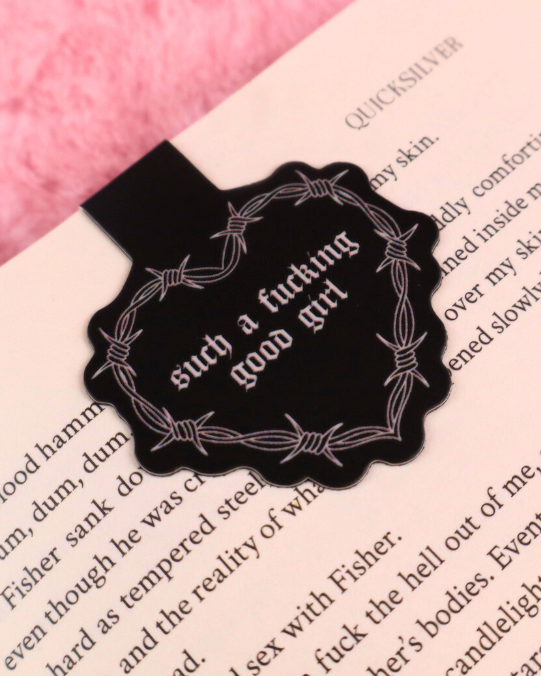 magnetic bookmarks for romance and romantasy readers, spicy book lovers, booktok, dark romance, bookish gift