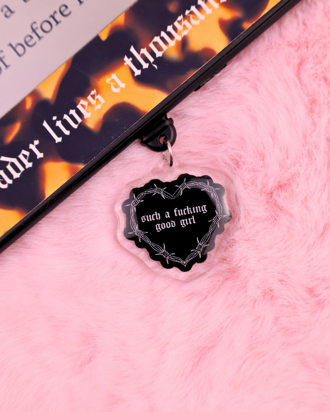 such a fucking good girl charm for kindle, kobo, bookish accessories, smutty books accessories, bookish gift, book bestie gift, usbc dark romance