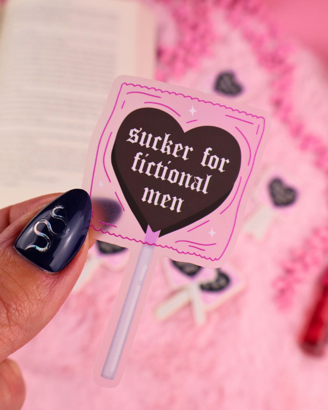 booktok sticker, funny dark romance sticker, spicy book reader, smut lover, gift for readers, funny bookish sticker, kindle sticker, kobo sticker, waterproof vinyl bookish sticker, romance readers