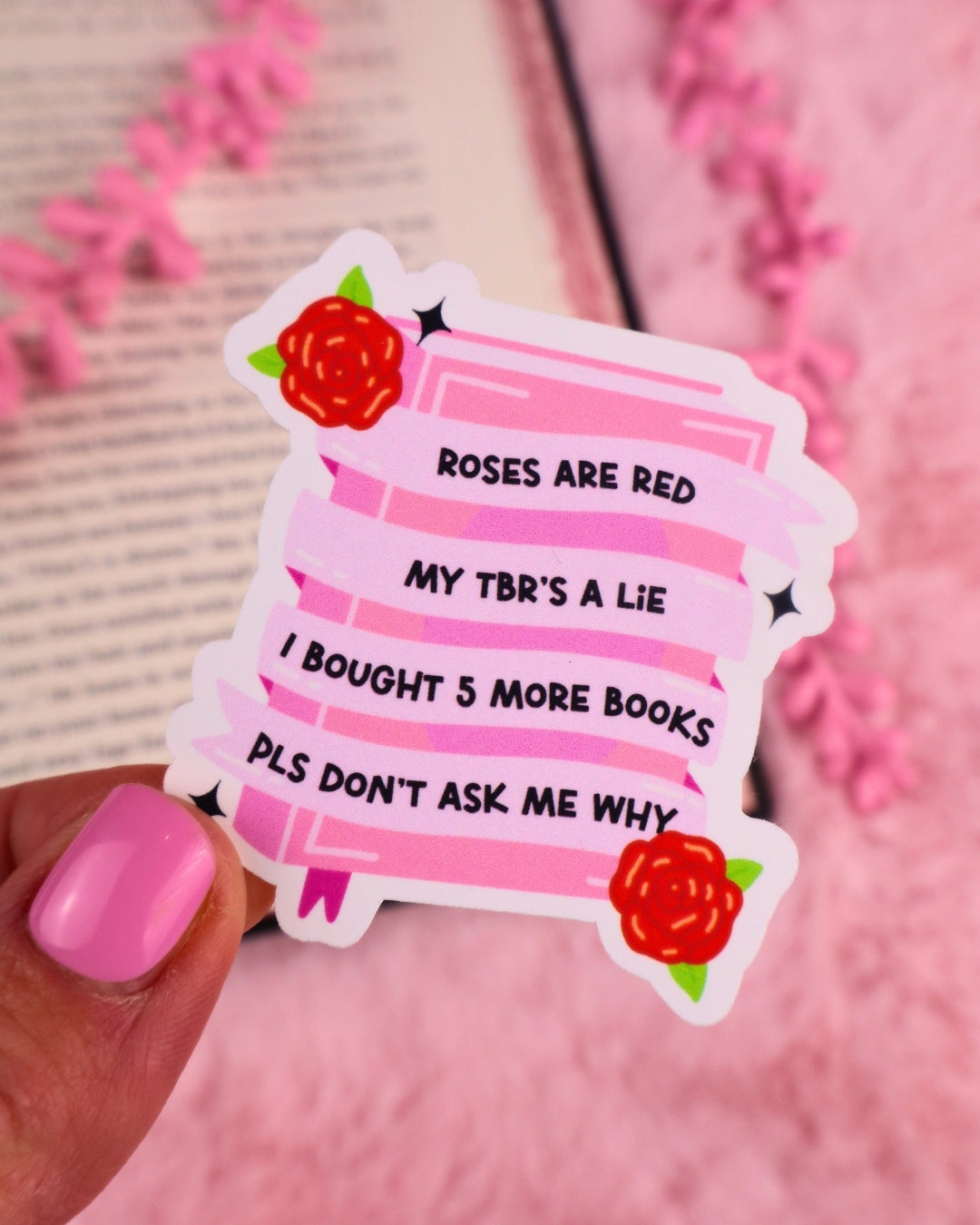 booktok sticker for kindle and kobo, romance readers, dark romance, smut books, spicy book lover, bookish gift