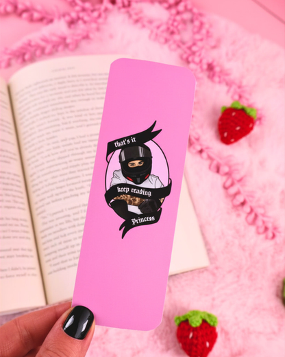 dark romance reader bookmark, masked men, ghost face mask, booktok, booktok gift, gift for book lover, dark romance books, the ritual, navessa allen, lights out, josh, bookish gifts, biker romance