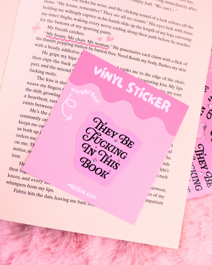 smut sticker for kindle clear case, spicy book lover, romance readers, booktok, bookstagram, bookish gift, bookish merch