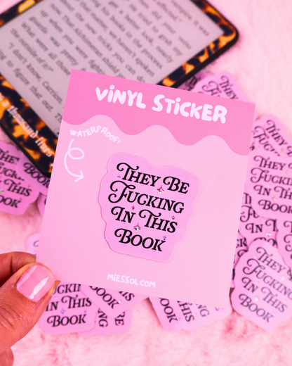 smut sticker for kindle clear case, spicy book lover, romance readers, booktok, bookstagram, bookish gift, bookish merch
