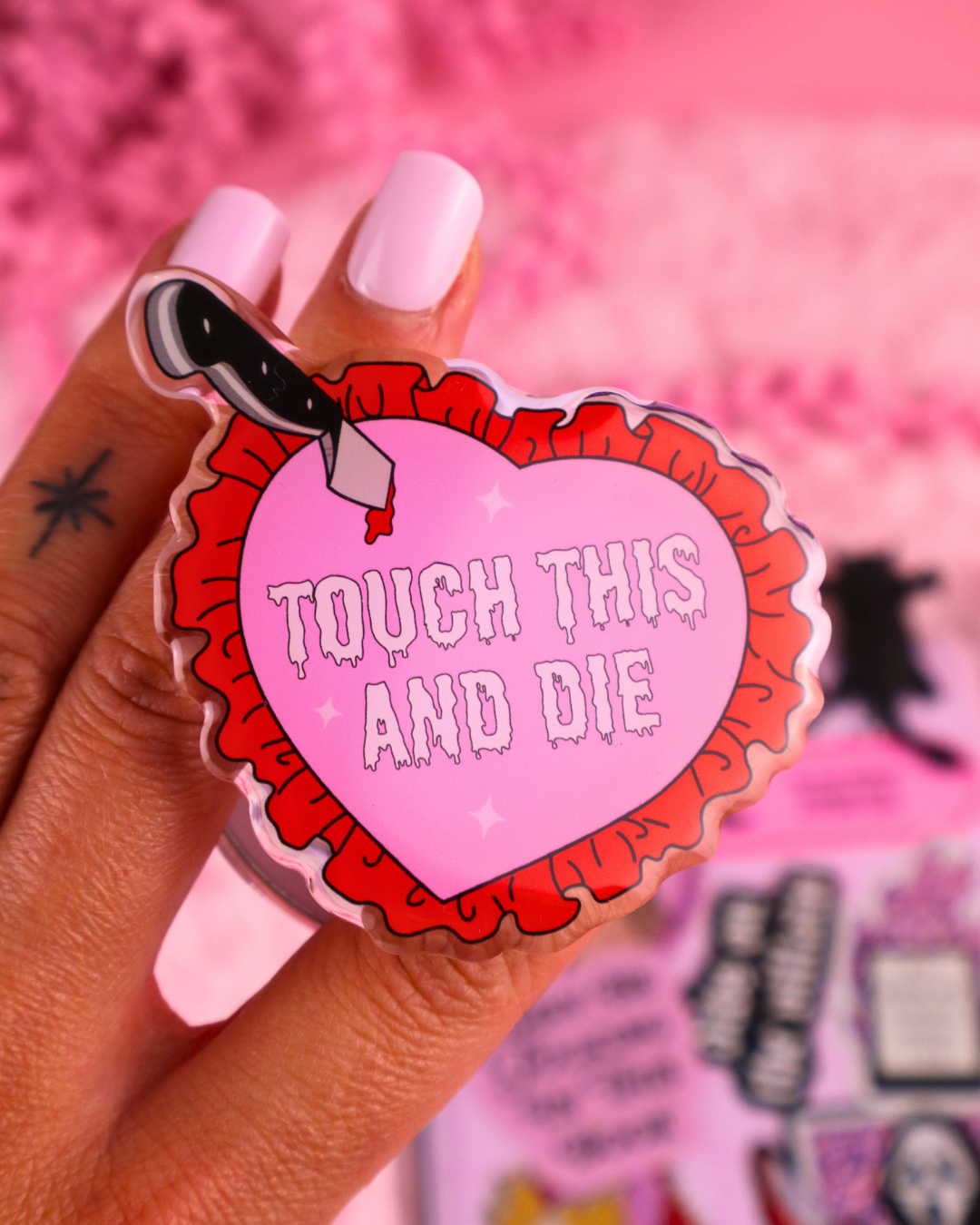  masked men kindle grip, bookish gift, cute phone grip, bookish merch, book lover gift, kindle and kobo grip, kindle accessories, villain lovers, enemies to lovers, booktok, dark romance, romantasy, e-reader accessories, kindle charm, bookish gift, ereader must haves, touch her and die