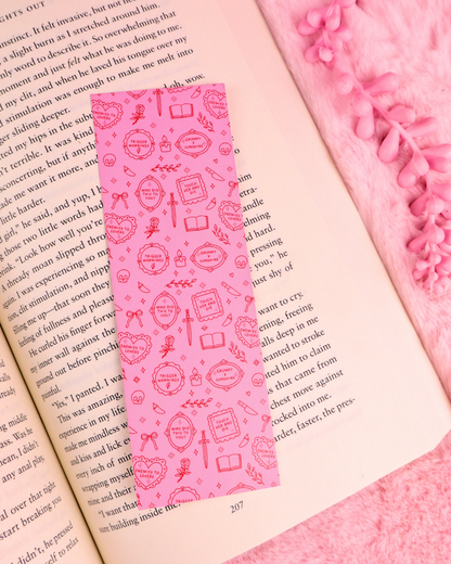 cute bookmark tropes, enemies to lovers, touch her and die, trigger warnings, grumpy vs sunshine, booktok, bookish gift, bookmark for booklovers, romance readers, spicy book lovers, steamy books, dark romance, romantasy