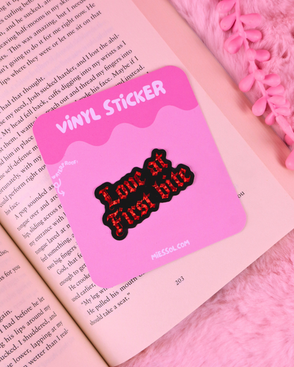 vampire romance bookish sticker for spicy book lovers
