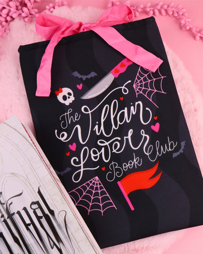 villain lover book sleeve, dark romance, romantasy, booktok, readers, romance reader, bookish gift, gift for book lovers