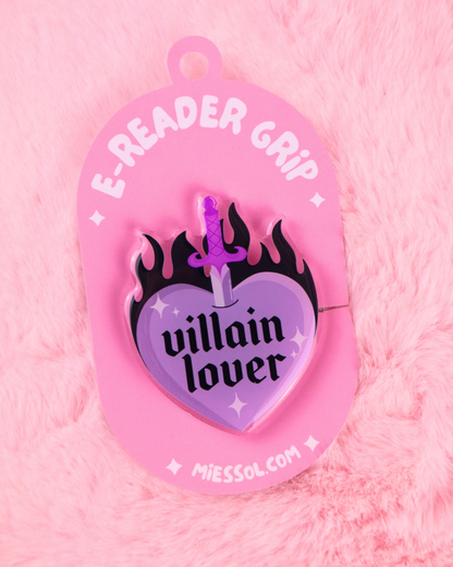 kindle and kobo grip, kindle accessories, villain lovers, enemies to lovers, booktok, dark romance, romantasy, e-reader accessories, kindle charm, bookish gift, ereader must haves